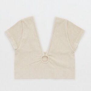 Aerie Seamless Crop Top Bralette in Sandalwood